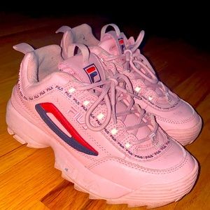 FILA sneakers, size 6.5, pink